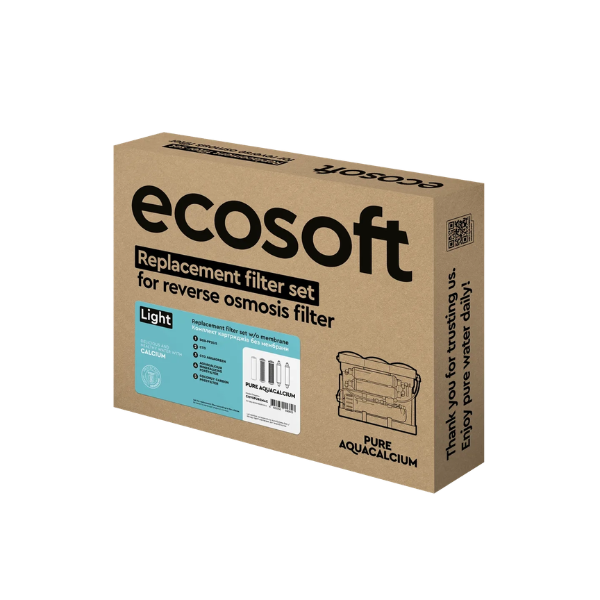Zestaw 5 wkładów wymiennych Ecosoft PURE AquaCalcium - opakowanie przód