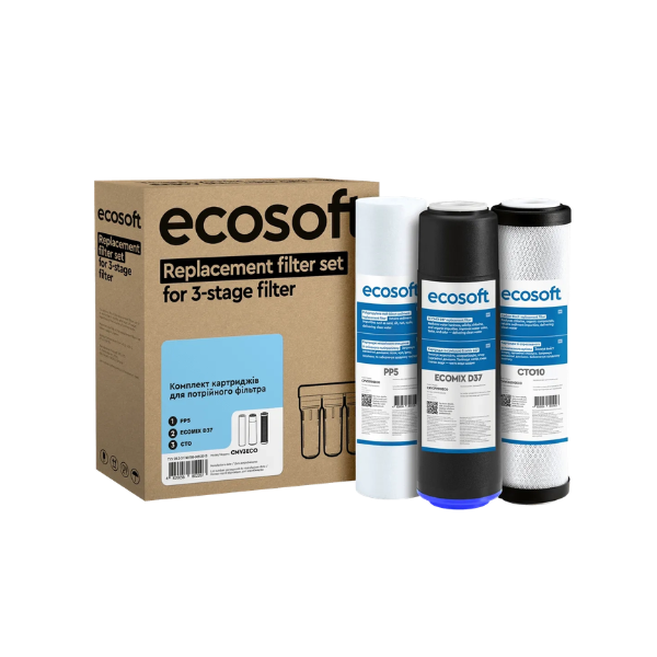 Wkład Ecosoft z technologią Ecomix D37 – Zmiękczanie i odżelazianie z opakowaniem
